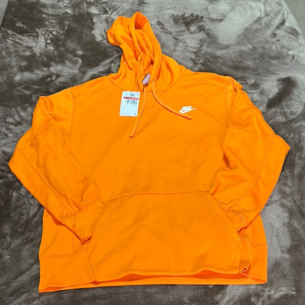 Nike Vibrant Orange Pullover Hoodie